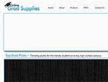 Tablet Screenshot of onlinegradsupplies.com